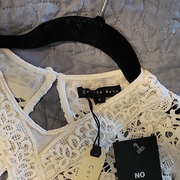 White lining romper - Picture 7 of 9